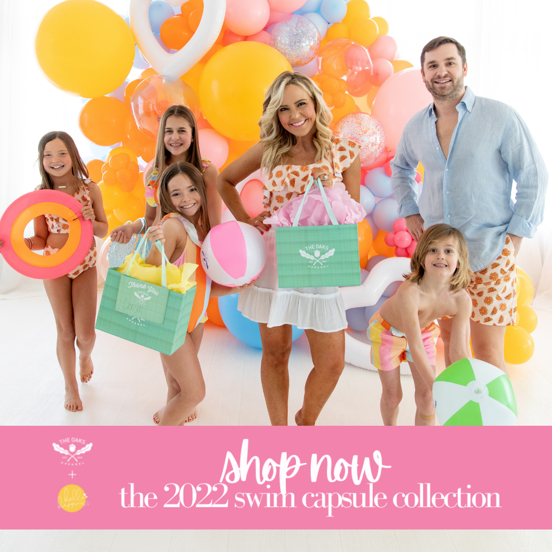 The Oaks Apparel x Hello Happiness swimsuits collection