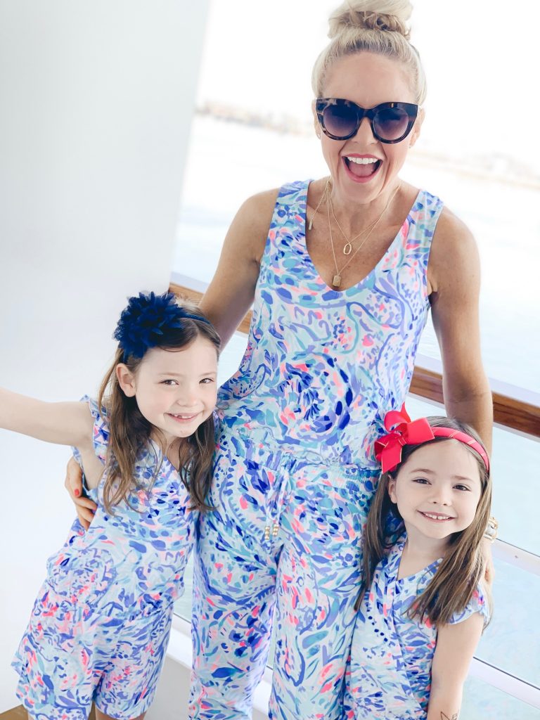 Hip Hip Hooray... The Lilly After Party Sale is Here! by popular Nashville fashion blog, Hello Happiness: image of a woman wearing a Lilly Pulitzer Paulina jumpsuit.