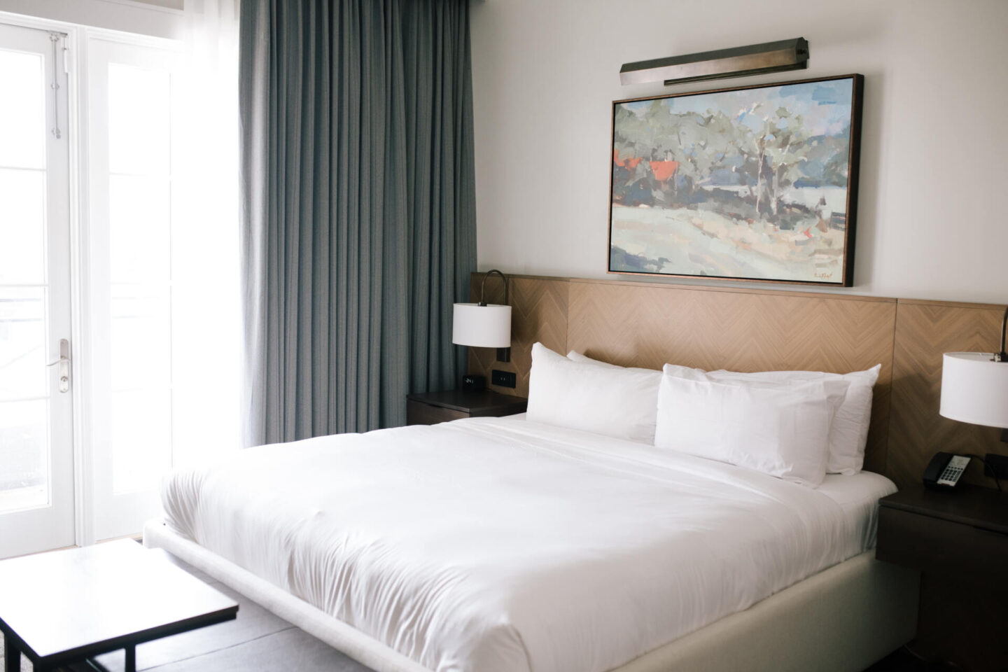 Harpeth Hotel by popular Nashville travel blog, Hello Happiness: image of a room at the Harpeth Hotel.