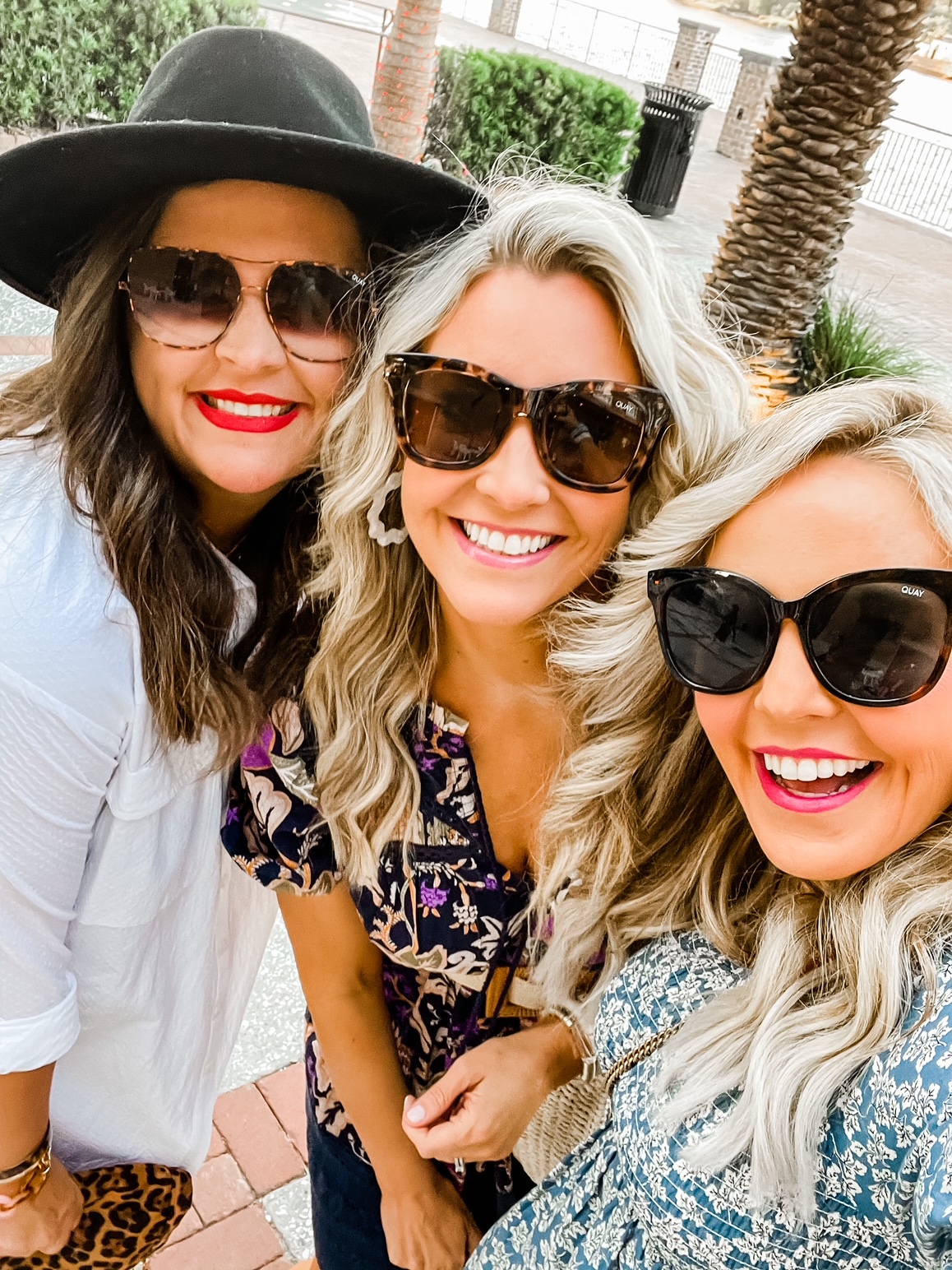 Girls Getaway by popular Nashville travel blog, Hello Happiness: image of three women taking a selfie together.