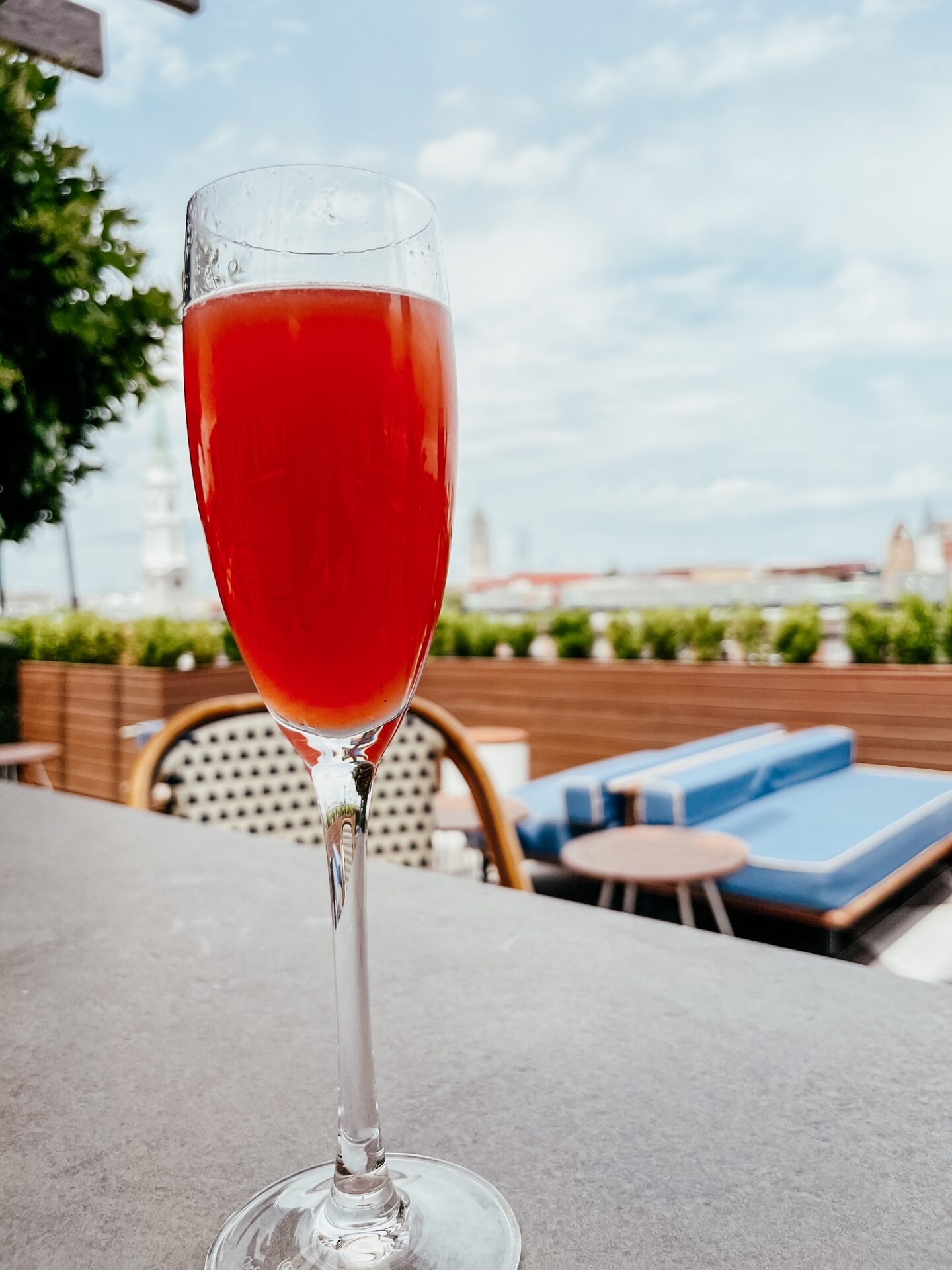 Girls Getaway by popular Nashville travel blog, Hello Happiness: image of a red cocktail drink.