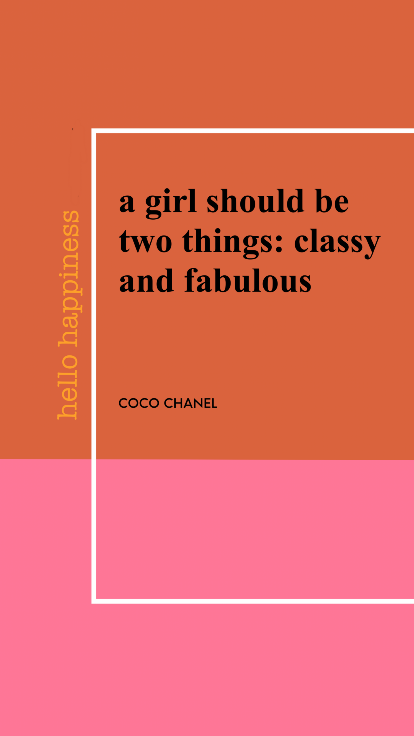 Social Media Resources by popular Nashville lifestyle blog, Hello Happiness: image of a Coco Chanel quote.