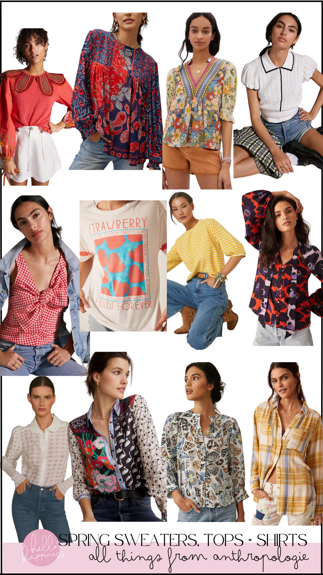 Anthropologie Favorites Spring 2022 featured by top US mom fashion blog, Hello Happiness.