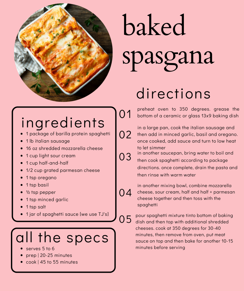 baked spasagna recipe featured by Hello Happiness.