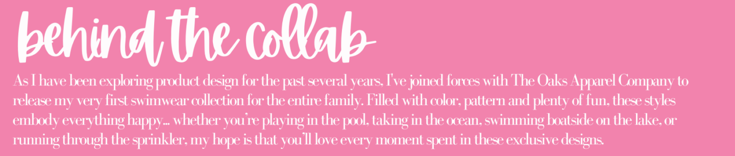 The Oaks Apparel x Hello Happiness swimsuits collection