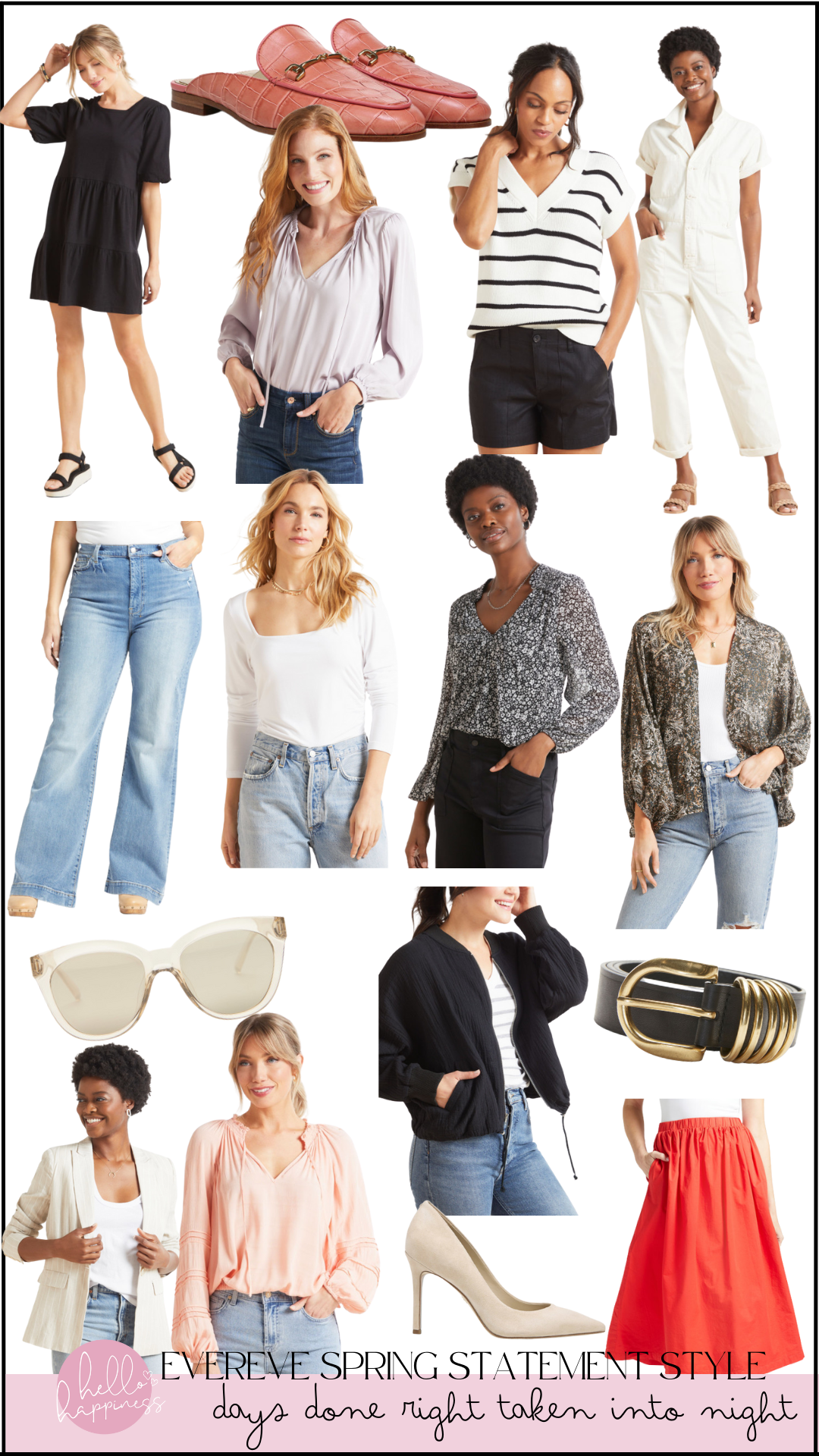 fun workwear basics for her featured by top Nashville fashion blogger, Hello Happiness.