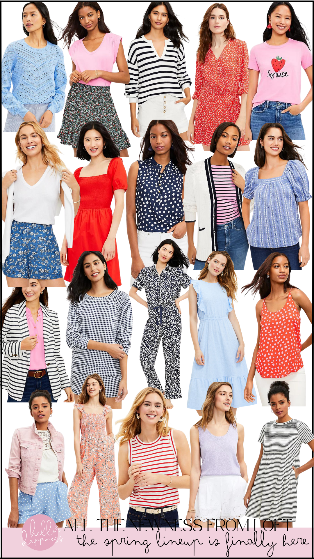 LOFT Spring Arrivals featured by Hello Happiness.
