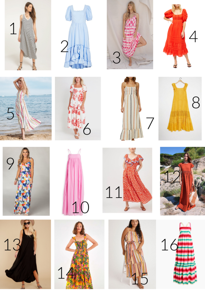 maxi and midi dresses