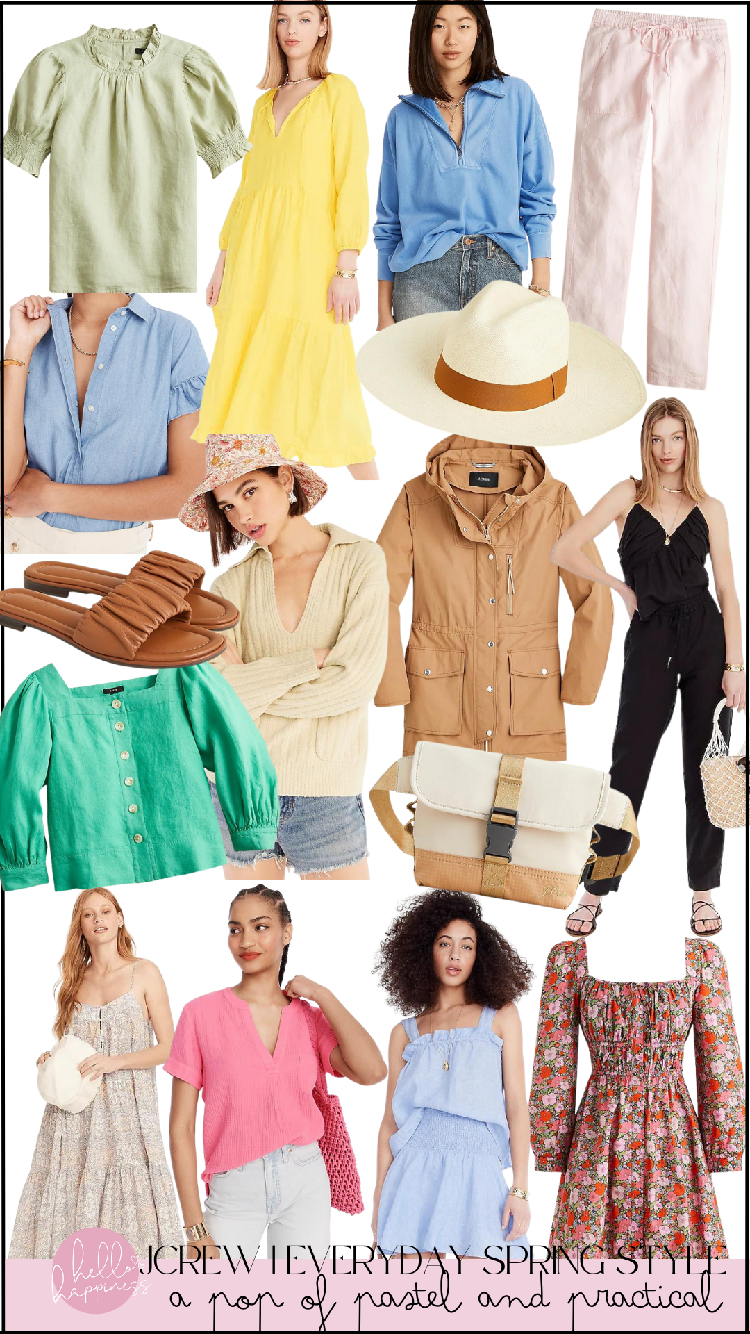 jcrew spring everyday style featured by top Nashville fashion blogger, Hello Happiness.